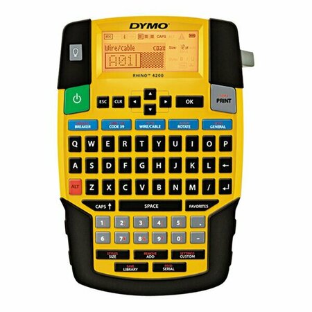 DYMO 1801611 Rhino 4200 Basic Industrial Handheld Label Maker 328DYM2175088